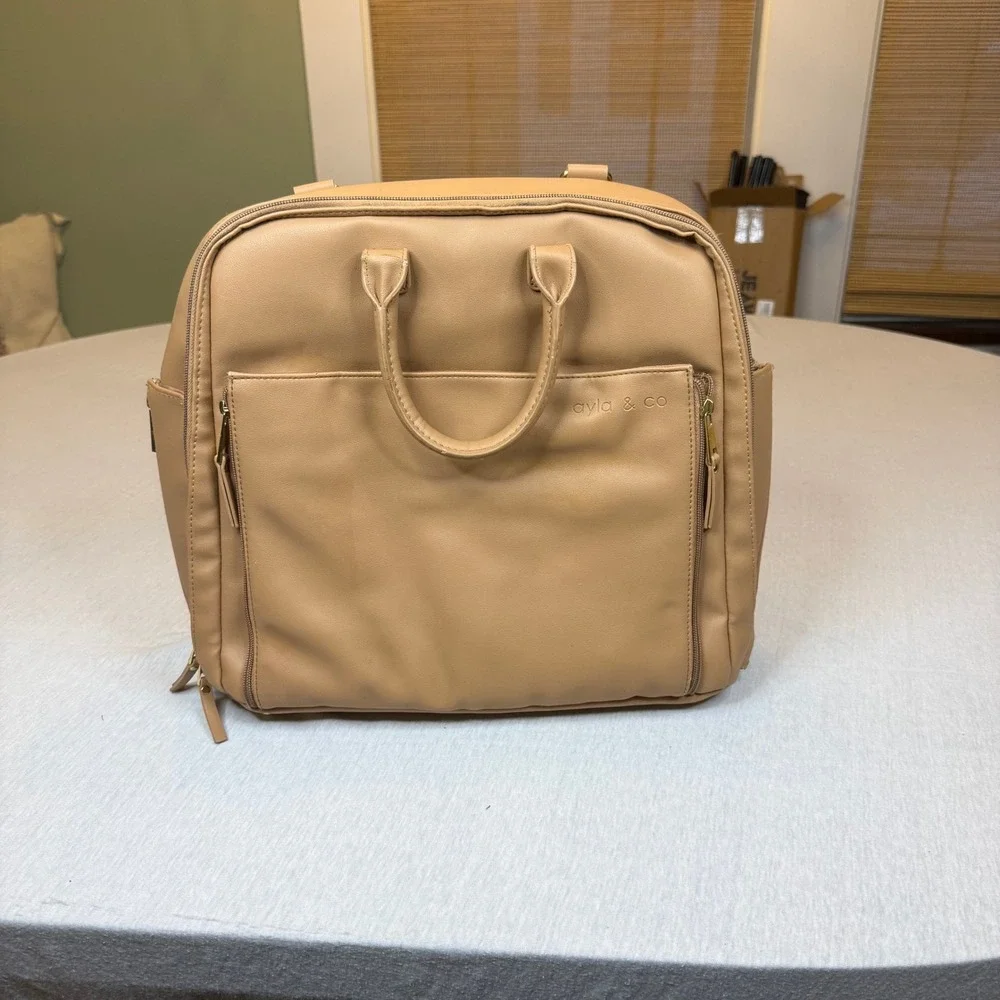 Ayla Diaper Bag - Tan